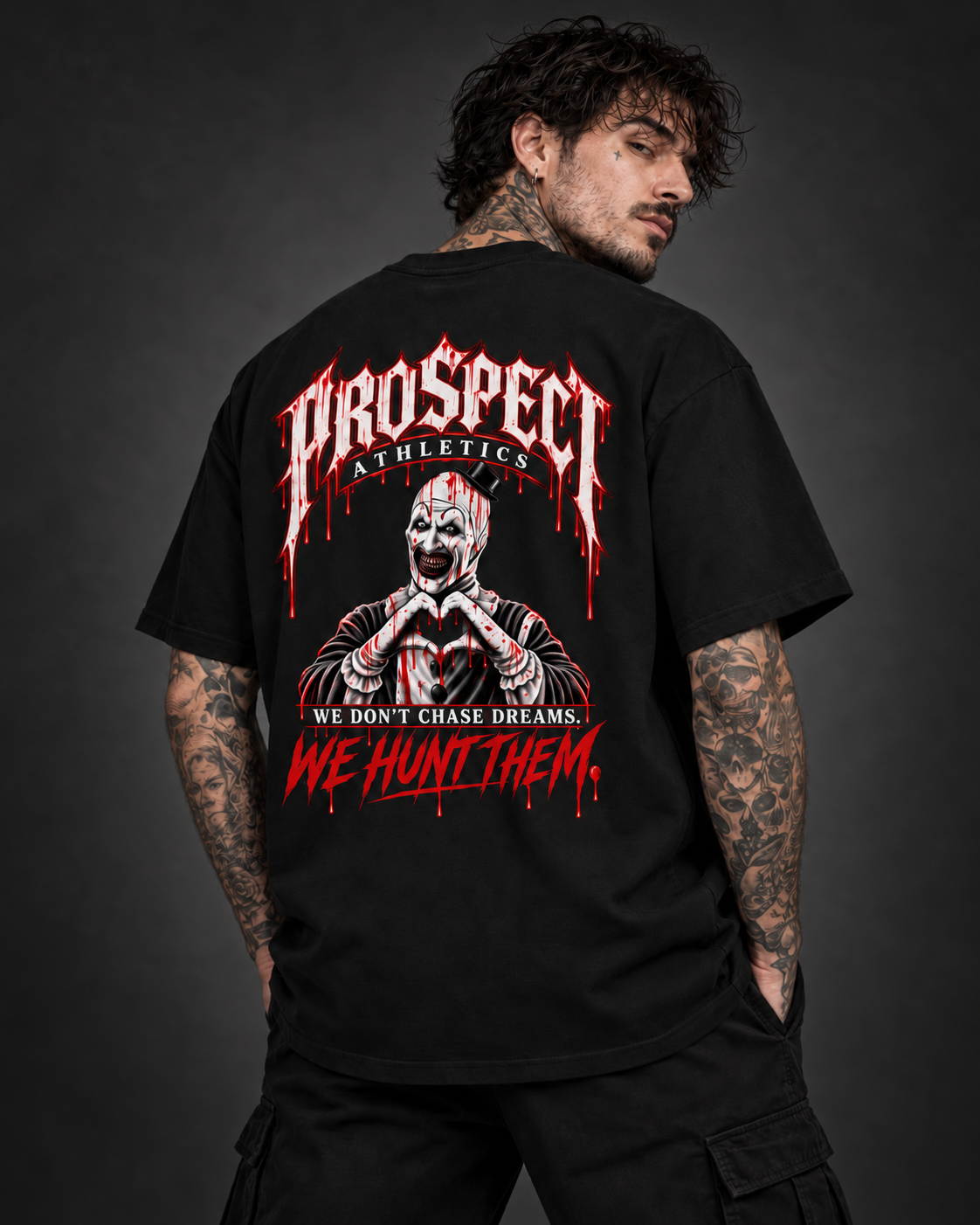 Macabre Horror Oversized Heavyweight T-Shirt by Prospect Athletics