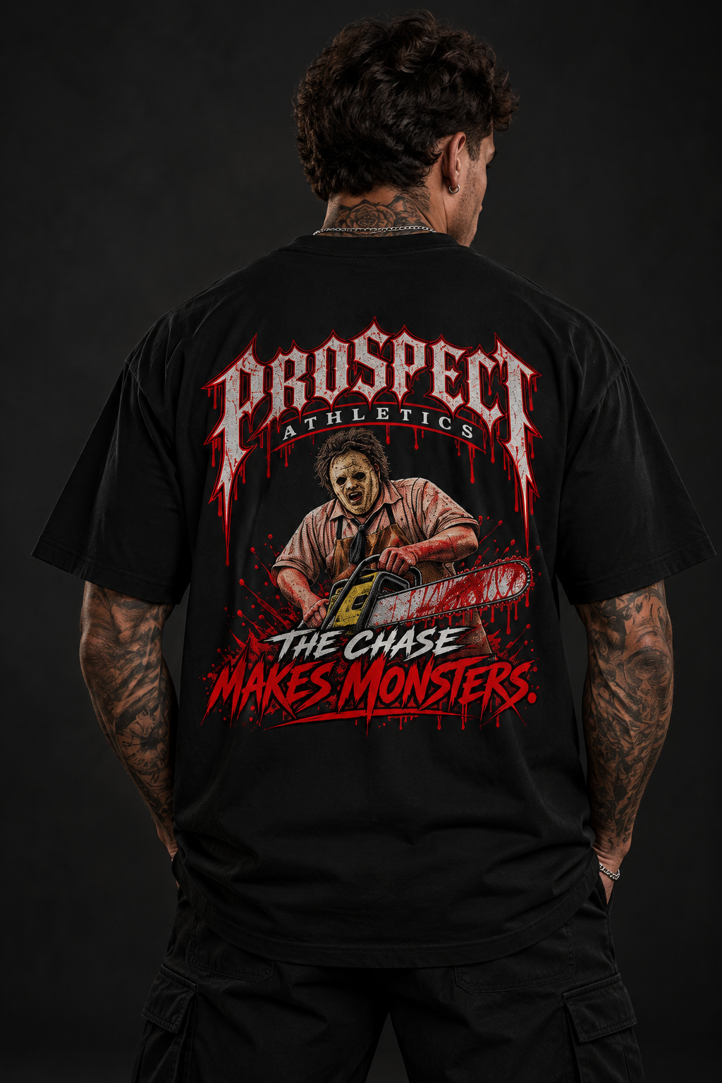 Slasher Horror Oversized Heavyweight T-Shirt by Prospect Athletics