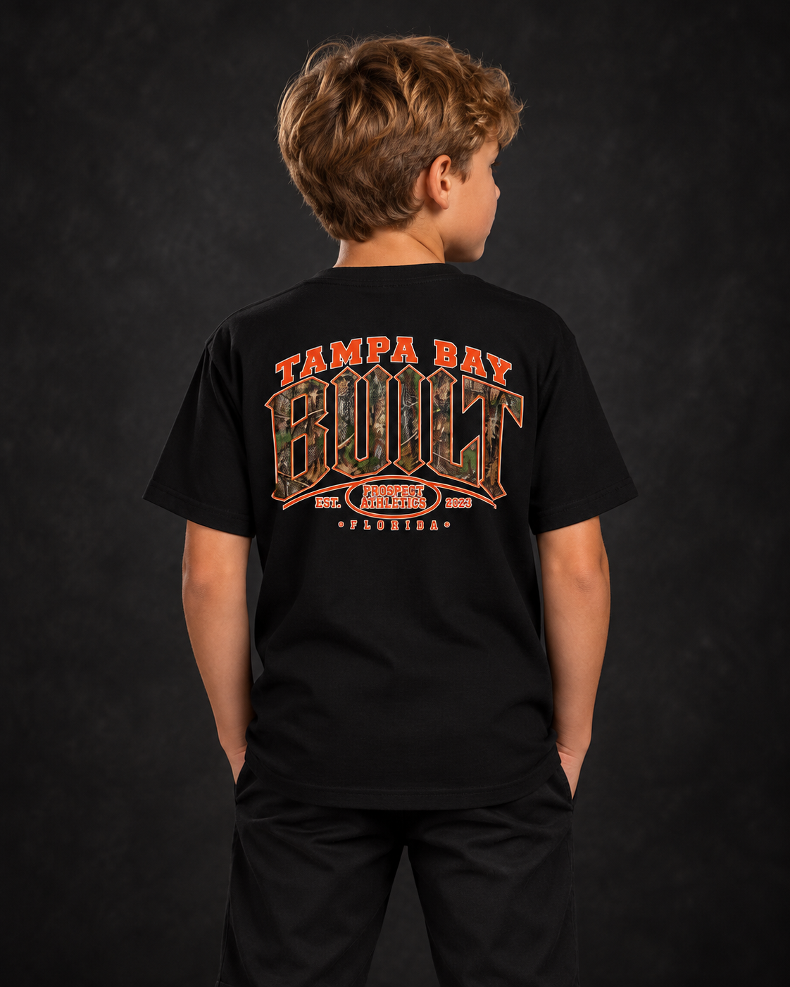 Youth Tampa Bay Built Camo T-Shirt by Prospect Athletics