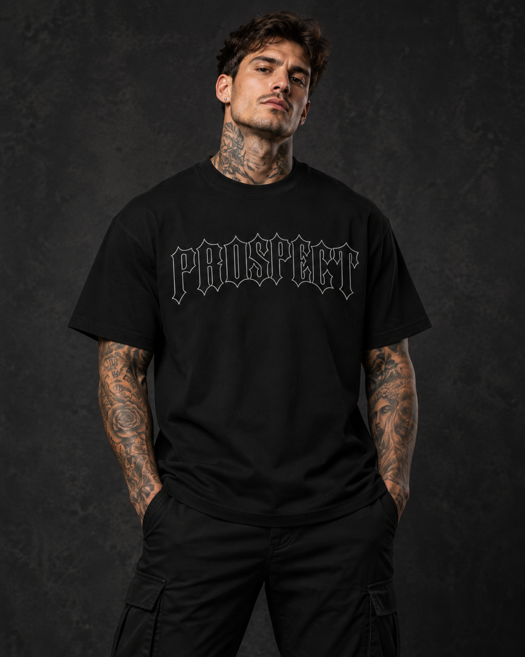 Prospect Gothic Oversized Heavyweight T-Shirt by Prospect Athletics