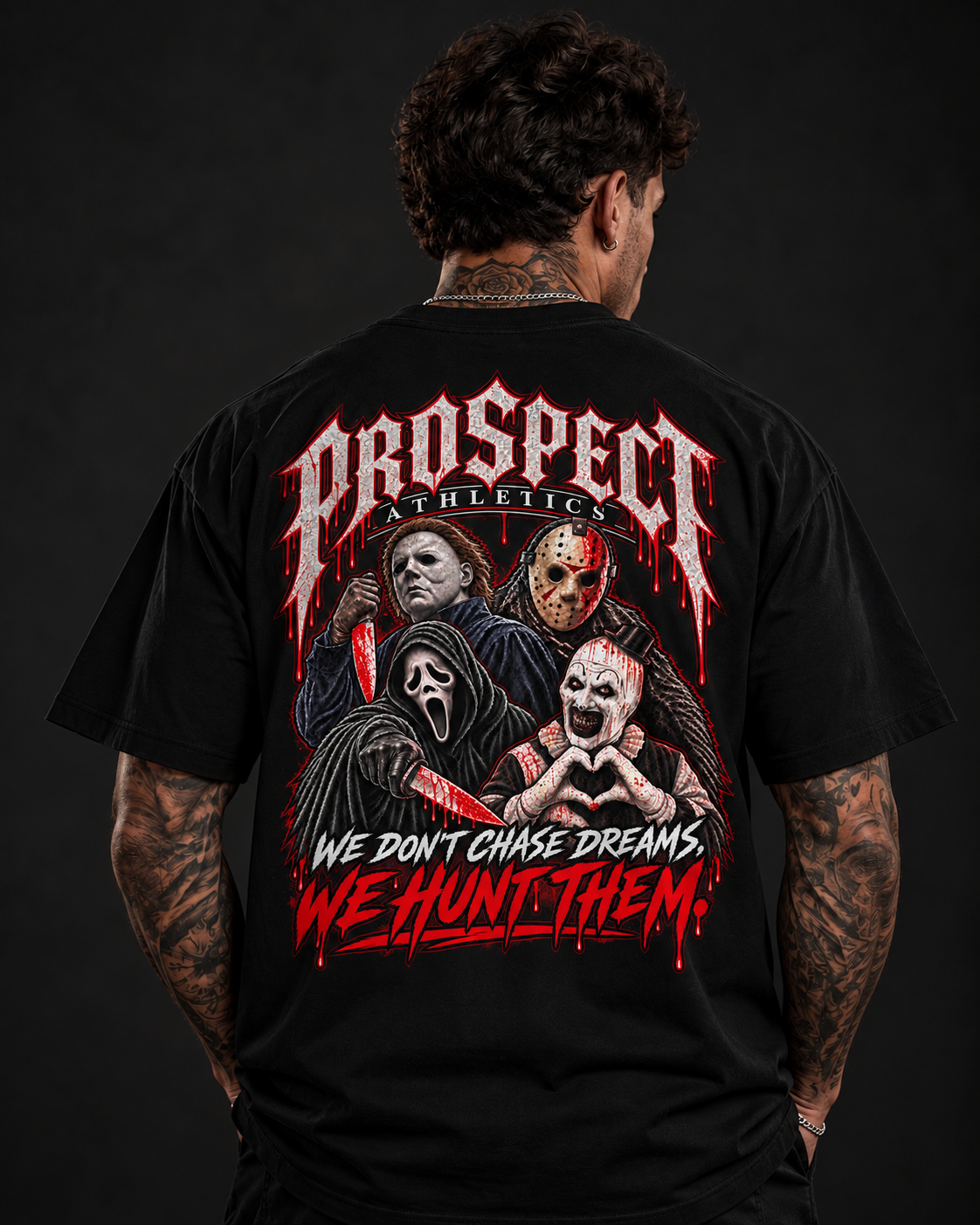 Horror Oversized Heavyweight T-Shirt by Prospect Athletics