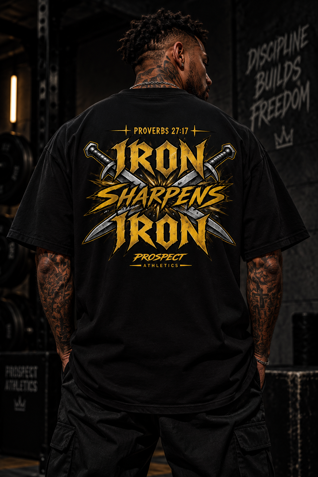 Iron Sharpens Oversized Heavyweight T-Shirt
