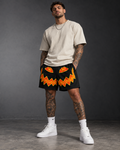 Pumpkin King Unisex Athletic Long Shorts (6")