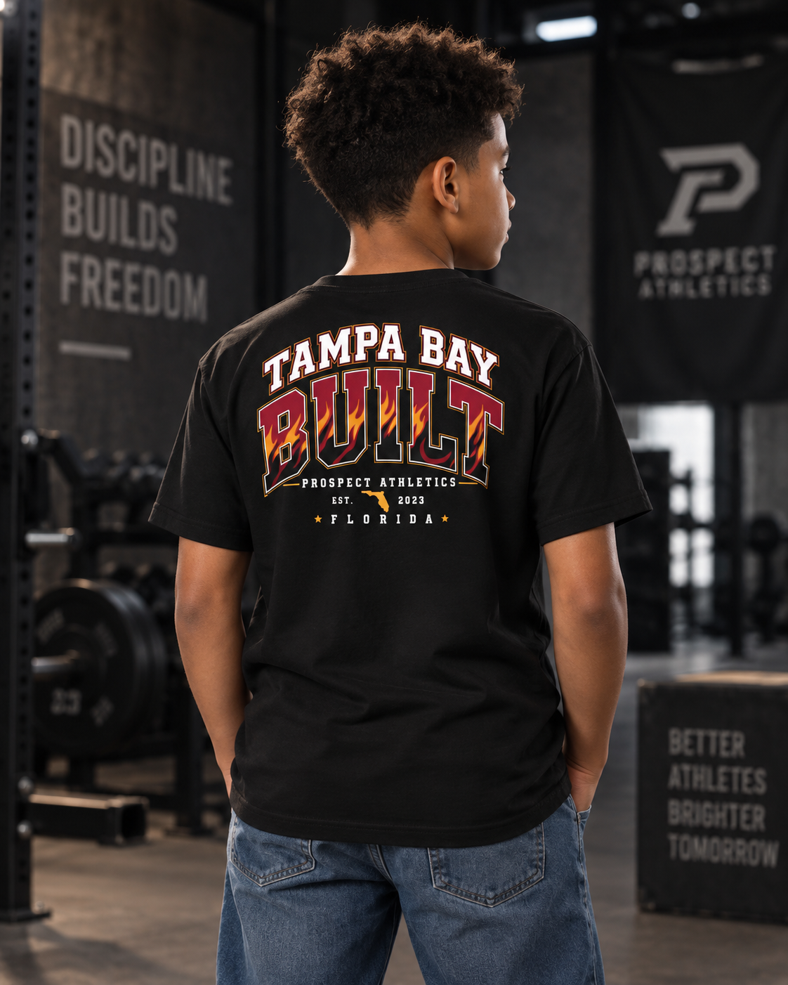 Youth Tampa Bay Built Flame T-Shirt