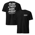 No One Cares Softstyle T-Shirt - front and back product view