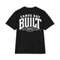 Tampa Bay Built ACDC Oversized Heavyweight T-Shirt - black back view