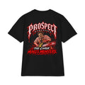Slasher Horror Oversized Heavyweight T-Shirt - black back view
