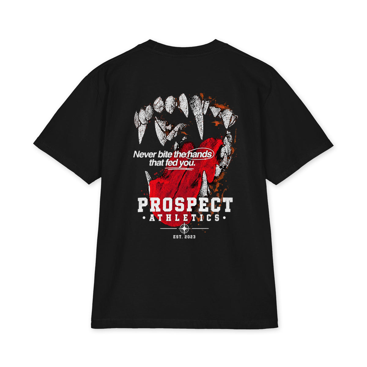 Dog Oversized Heavyweight T-Shirt - black back view