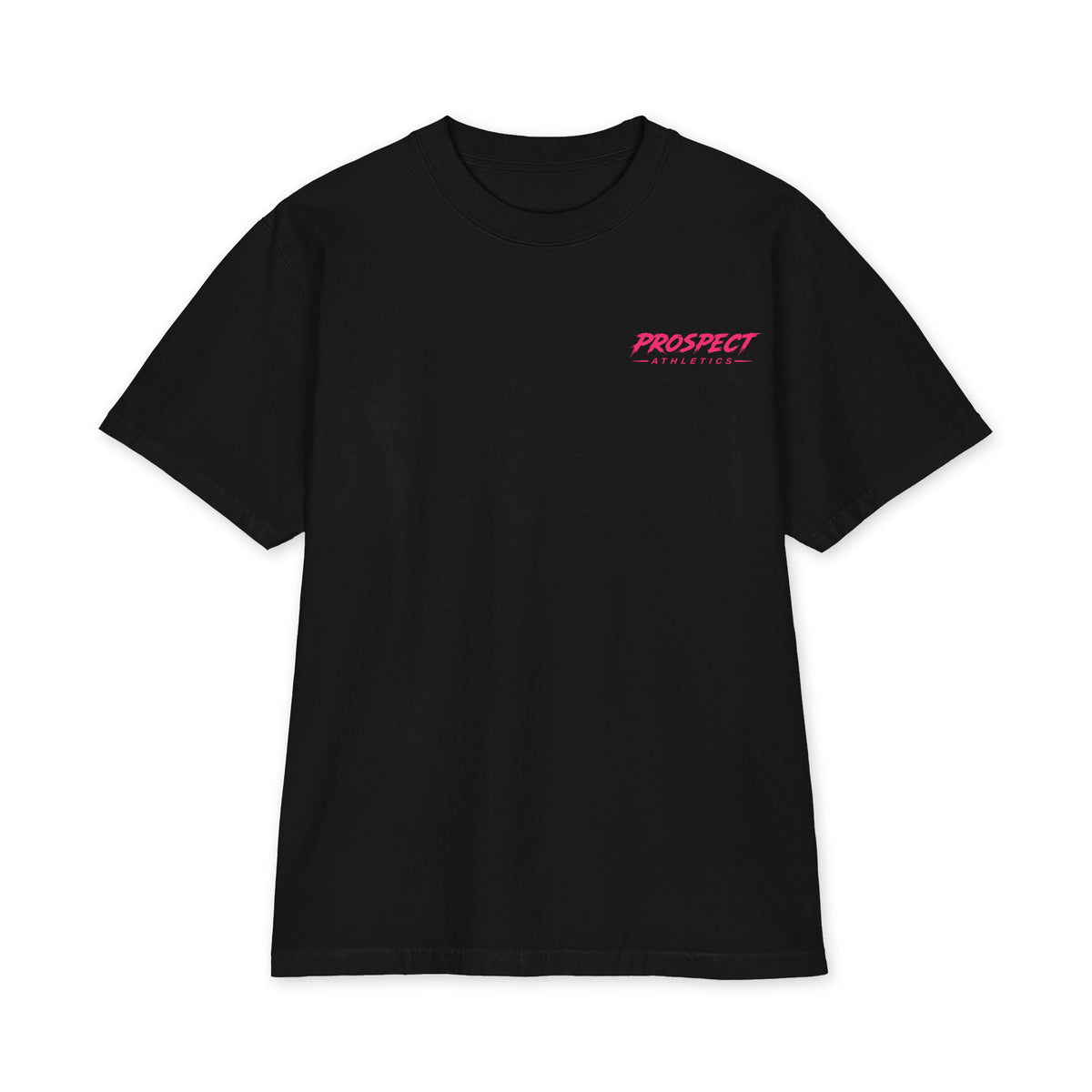 Faith Angel Oversized Heavyweight T-Shirt - black front view